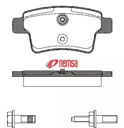 Комплект тормозных колодок METZGER 1241.00